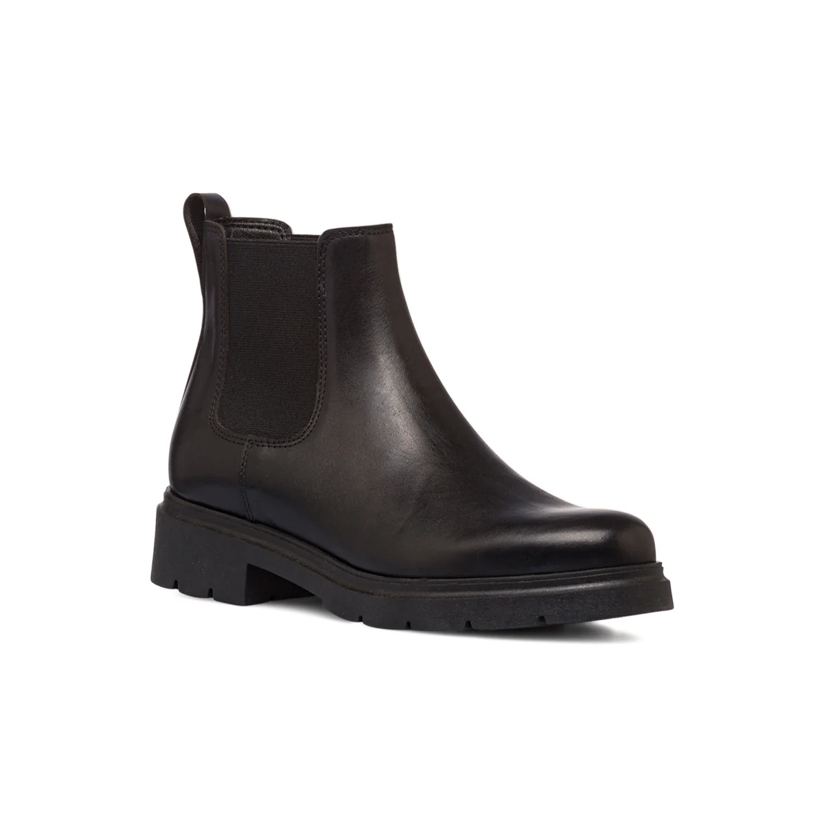 Stivaletti da donna neri in pelle P Essentials - Image 2