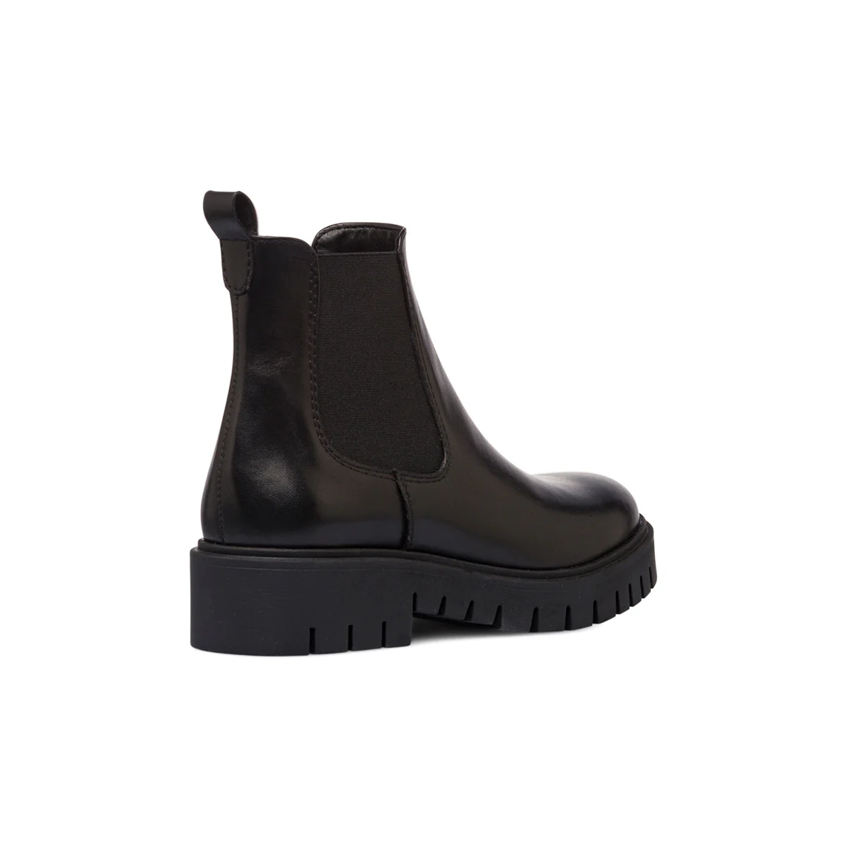 Stivaletti da donna neri in pelle P Essentials - Image 3