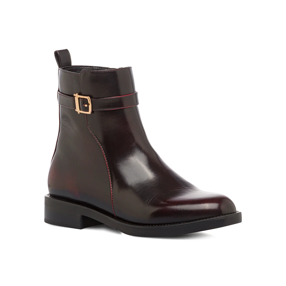 Stivaletti eleganti da Donna con fibbia bordeaux Swish Jeans - Image 2