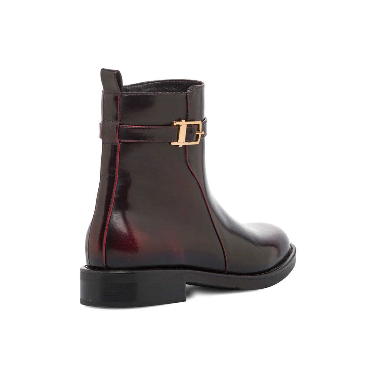 Stivaletti eleganti da Donna con fibbia bordeaux Swish Jeans - Image 3