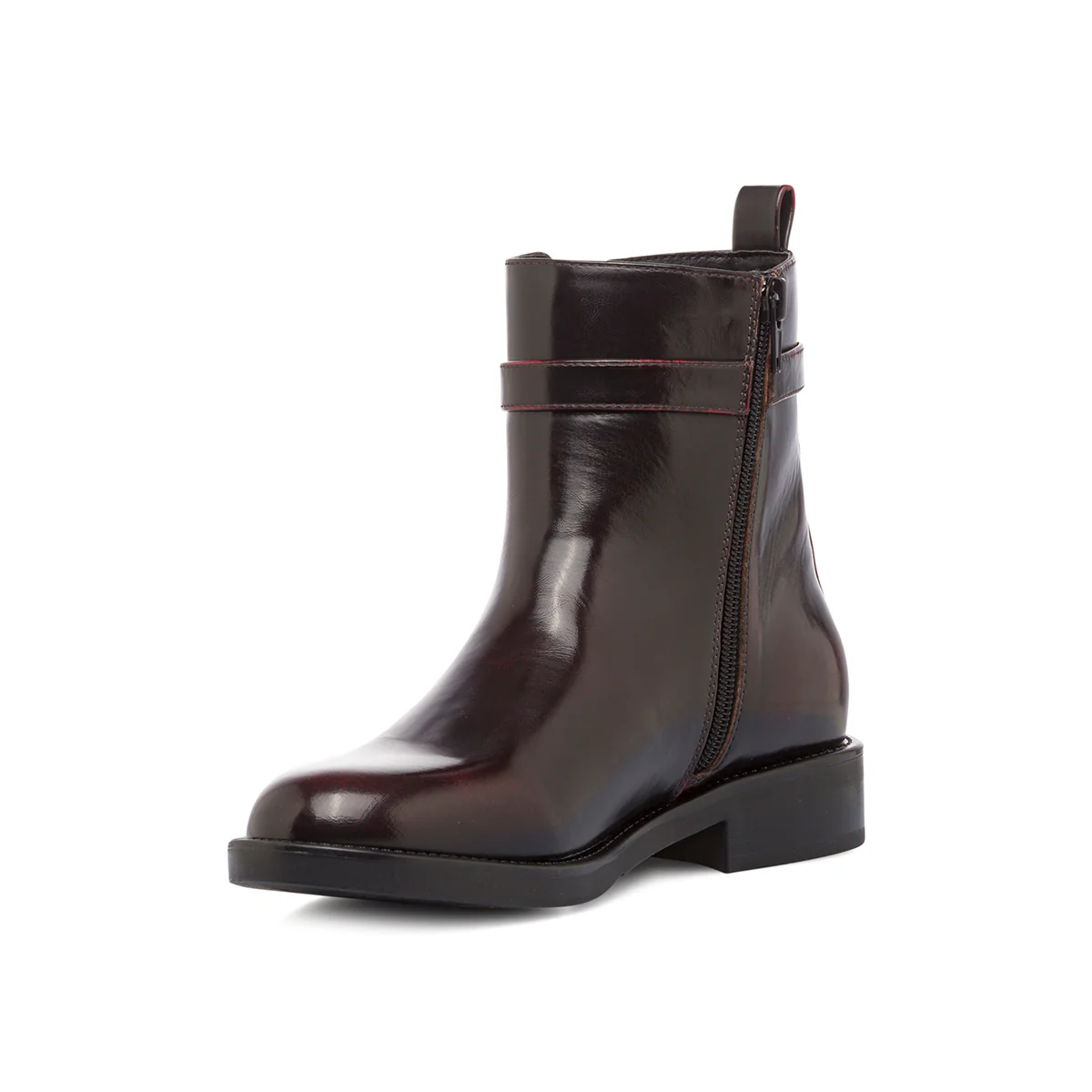 Stivaletti eleganti da Donna con fibbia bordeaux Swish Jeans - Image 4