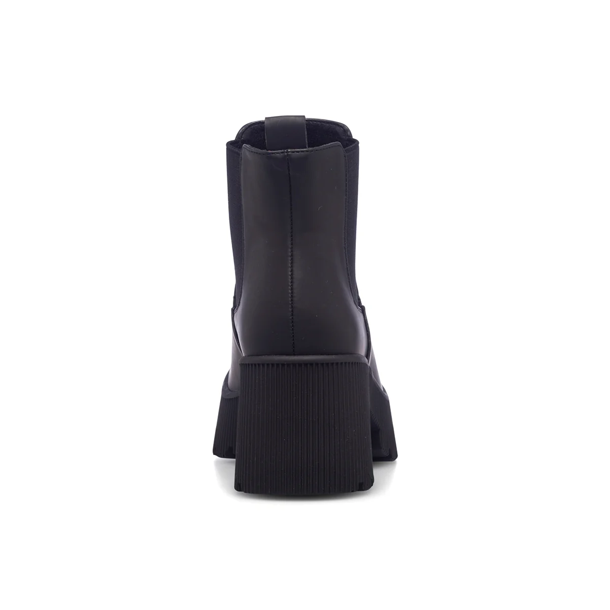 Stivaletti gommati neri da donna con tacco 7 cm Lora Ferres - Image 4
