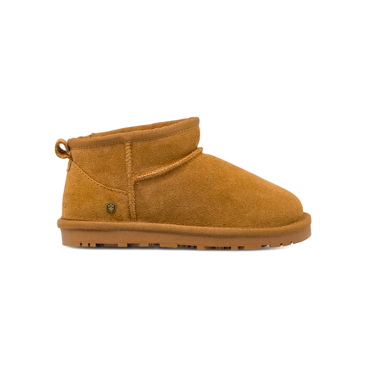 Stivaletti imbottiti Lumberjack da Ragazza ocra in suede