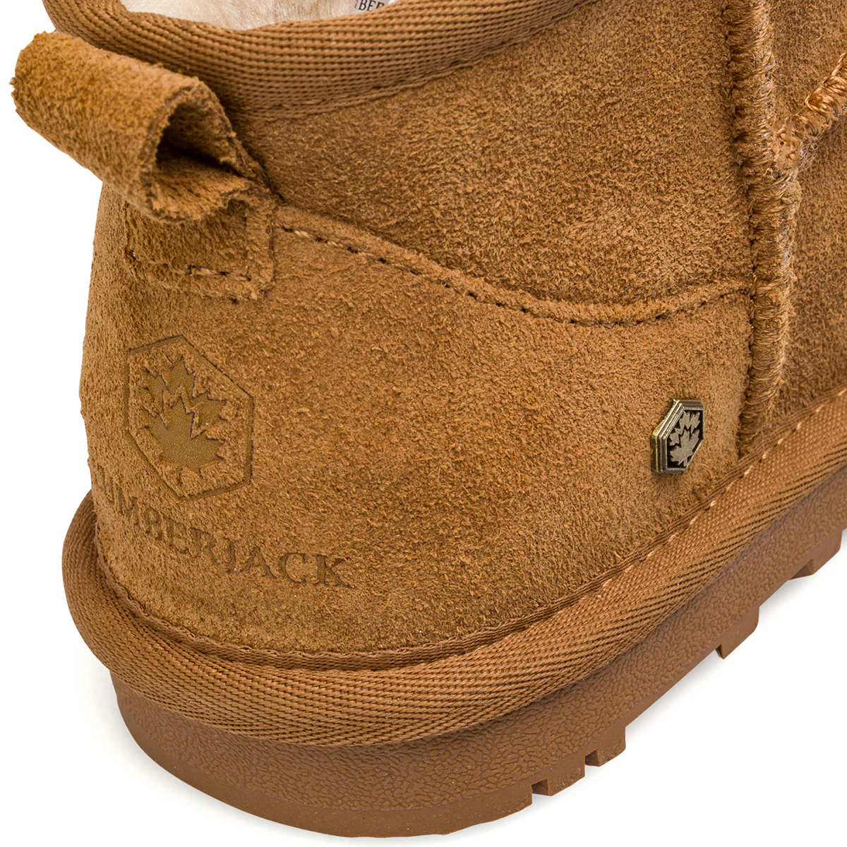 Stivaletti imbottiti Lumberjack da Ragazza ocra in suede - Image 5
