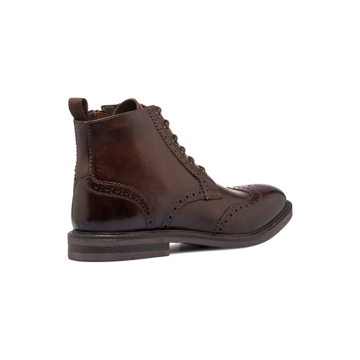 Stivaletti eleganti in pelle marroni da uomo con dettagli brogue La Cuoieria - Image 3
