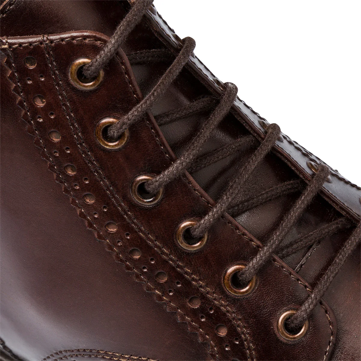 Stivaletti eleganti in pelle marroni da uomo con dettagli brogue La Cuoieria - Image 7