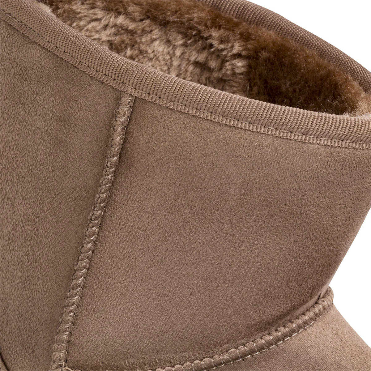 Stivaletti khaki da donna con interno in pelliccia sintetica Lora Ferres - Image 5