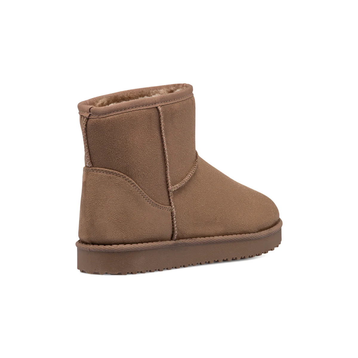 Stivaletti imbottiti khaki da donna con interno in pelliccia sintetica Lora Ferres - Image 3
