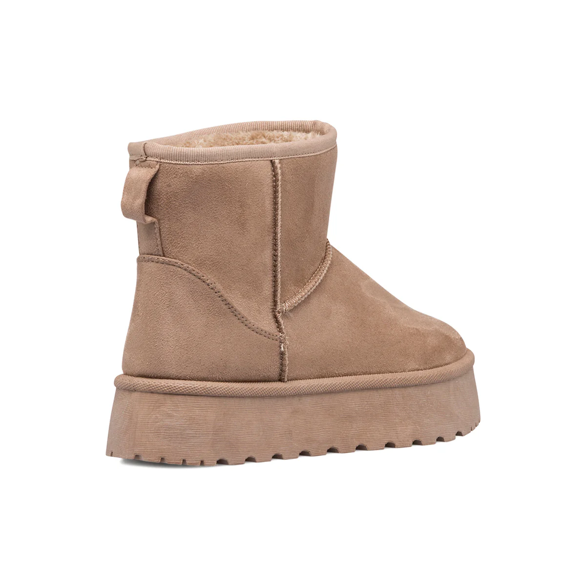 Stivaletti imbottiti khaki da donna con suola platform Lora Ferres - Image 6