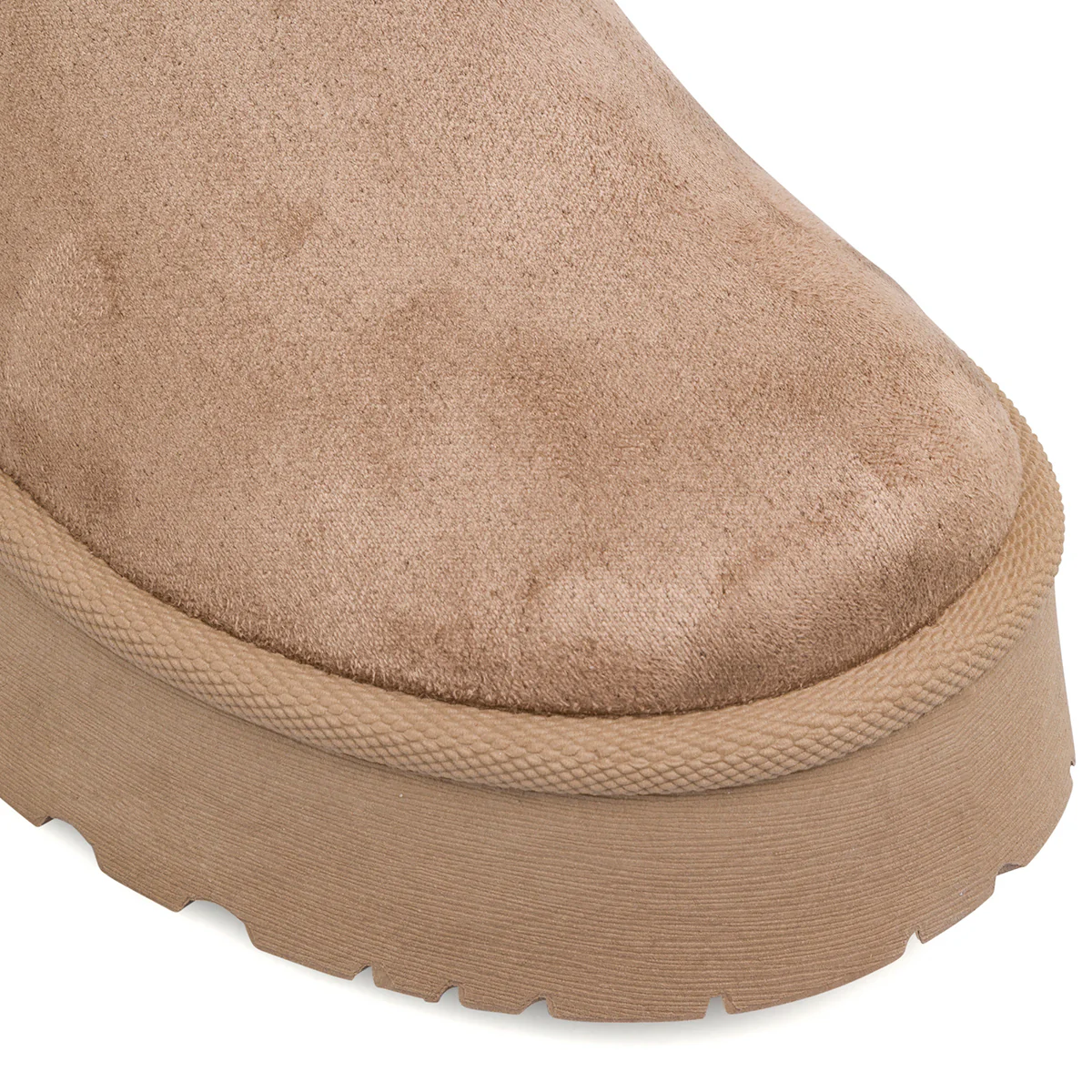 Stivaletti imbottiti khaki da donna con suola platform Lora Ferres - Image 5