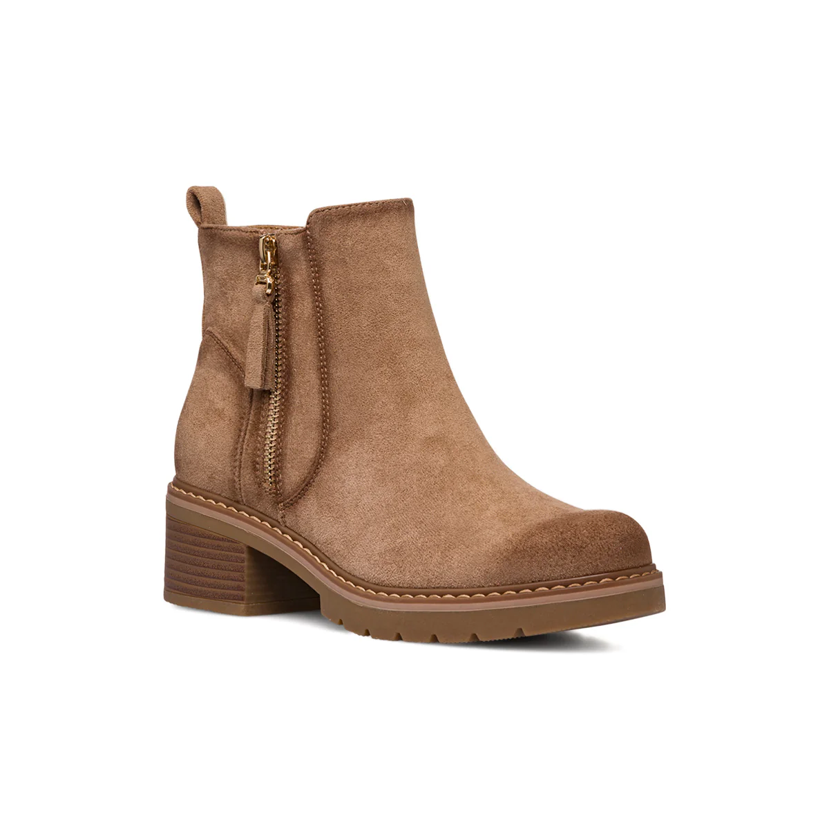 Stivaletti khaki da donna effetto scamosciato Lora Ferres - Image 2