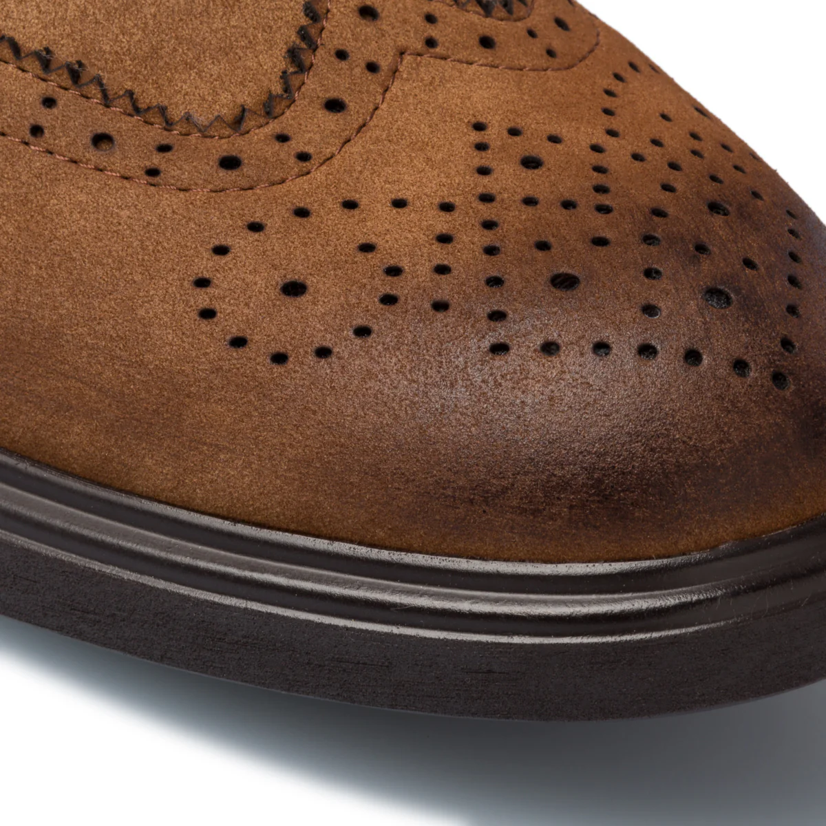 Stivaletti marroni con inserti elastici Riflessi Urbani - Image 5
