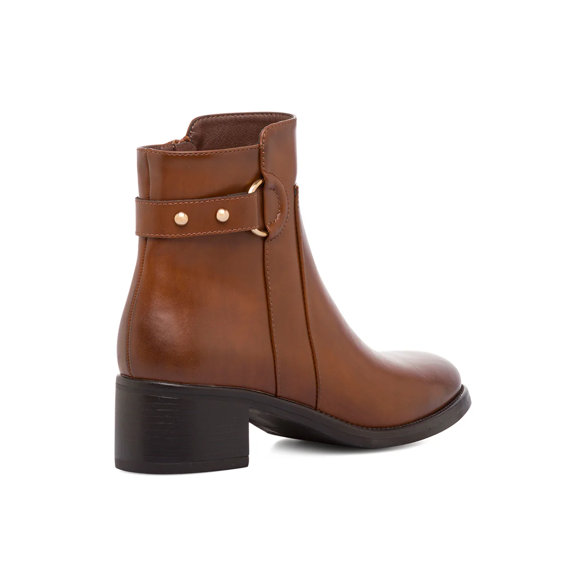 Stivaletti marroni con tacco 5 cm da donna Lora Ferres - Image 3