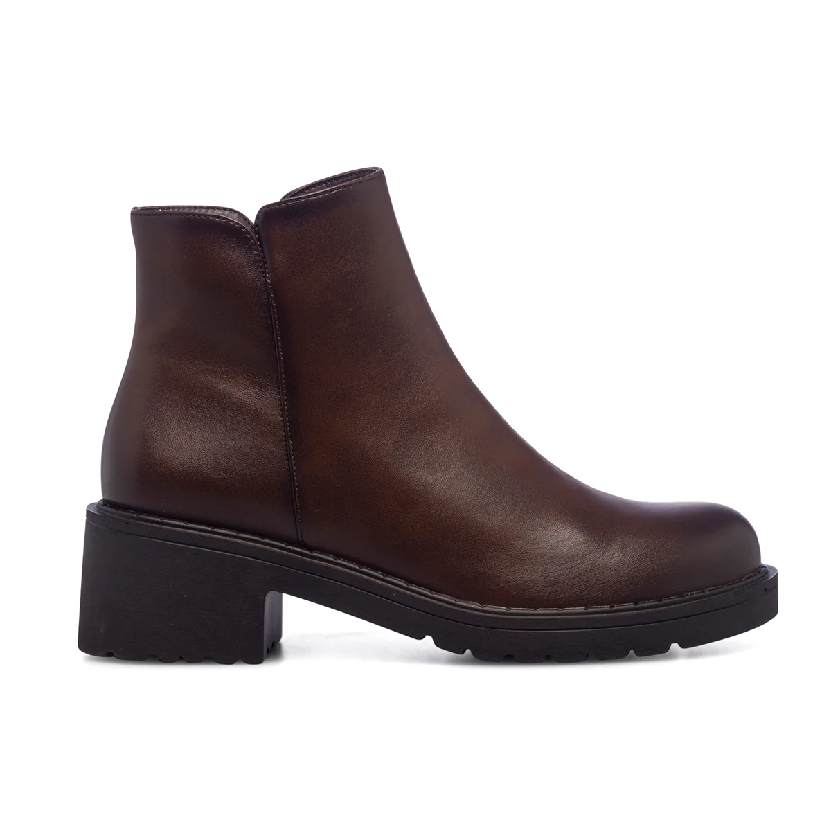Stivaletti marroni da donna con tacco 5 cm Lora Ferres