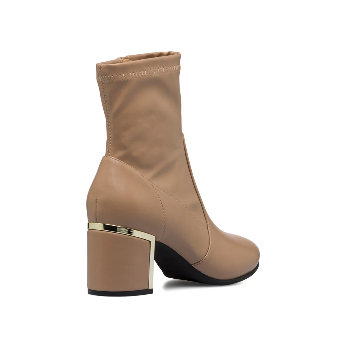 Stivaletti marroni da donna con tacco a blocco 7 cm Lora Ferres - Image 6
