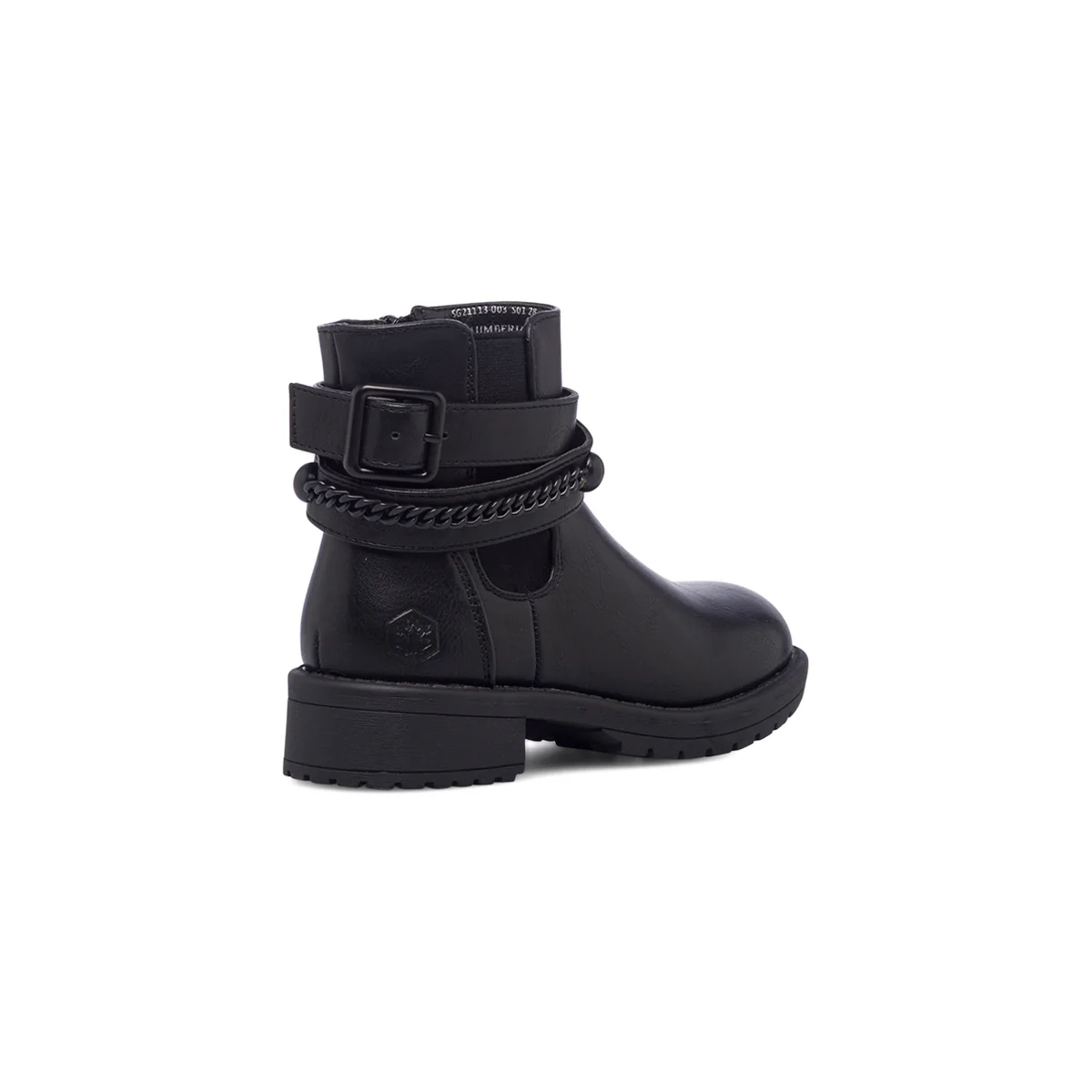 Stivaletti neri con cinturino e catenina Lumberjack Sweet - Image 8