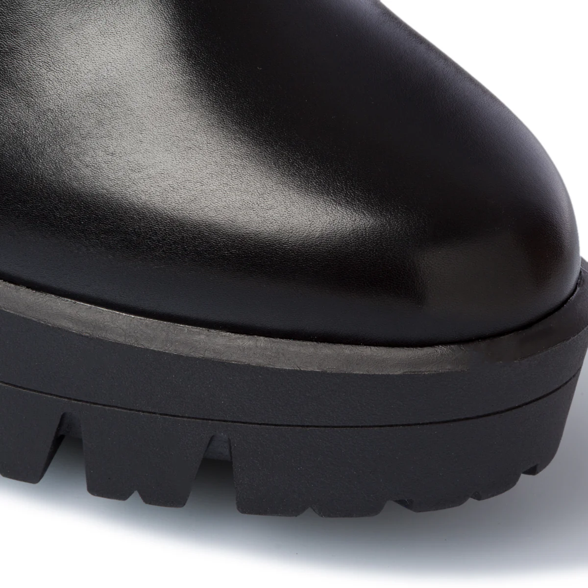Stivaletti neri con inserti elastici e tacco 10 cm Lora Ferres - Image 5