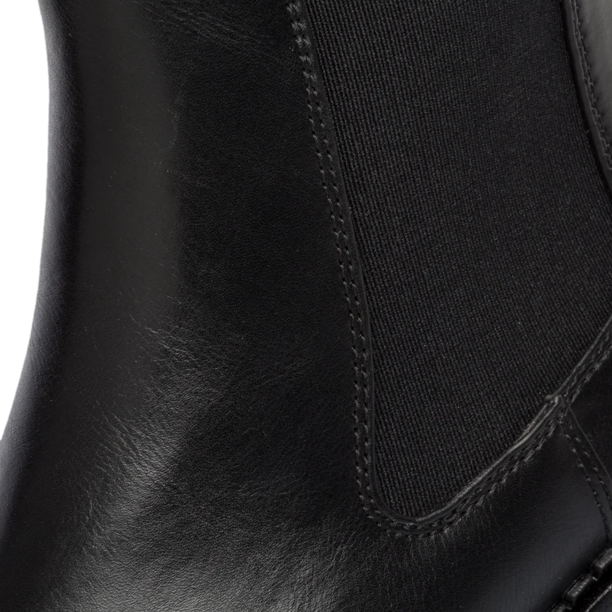 Stivaletti neri con inserti elastici laterali Swish Jeans - Image 6