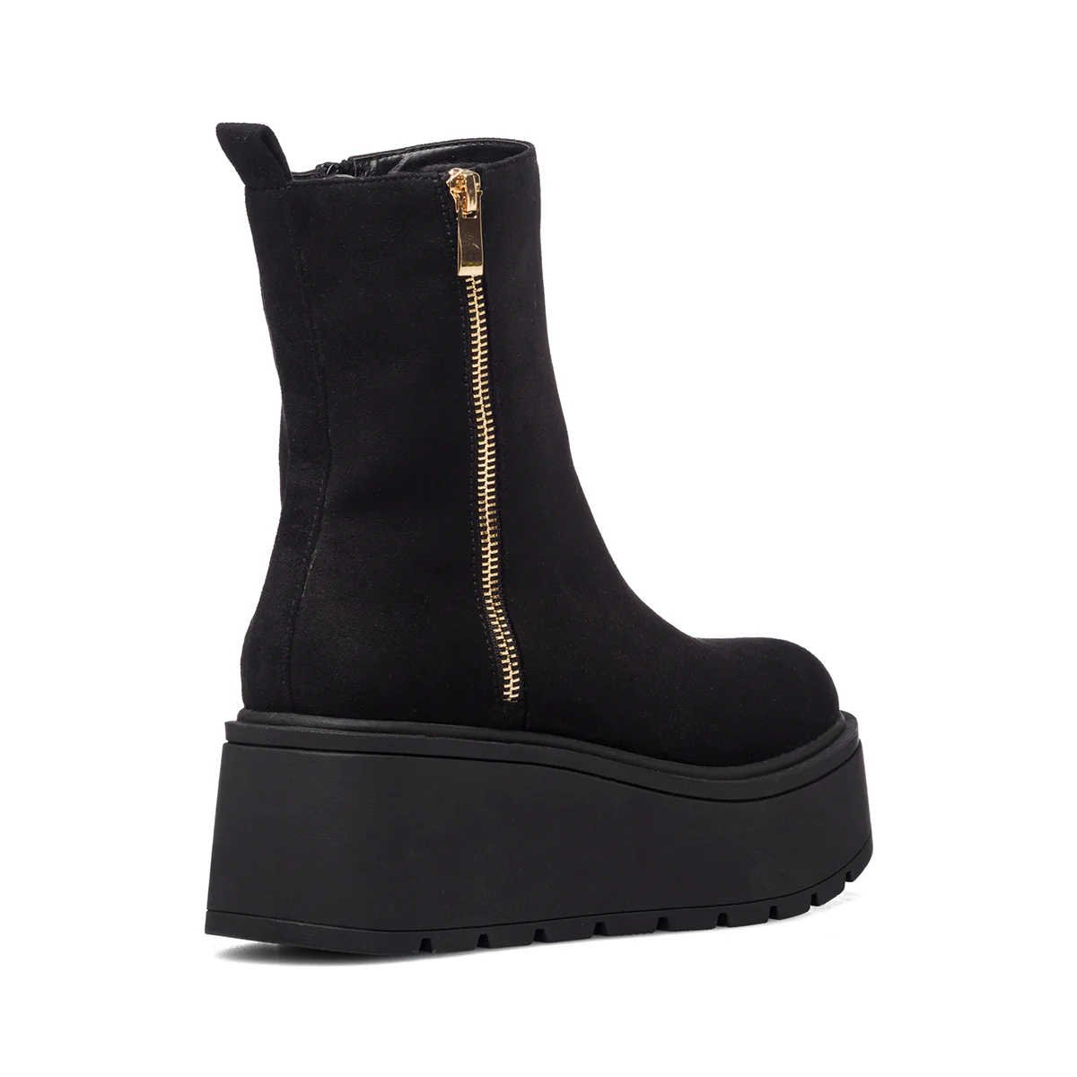 Stivaletti neri con maxi-suola e zip laterale Swish Jeans - Image 3