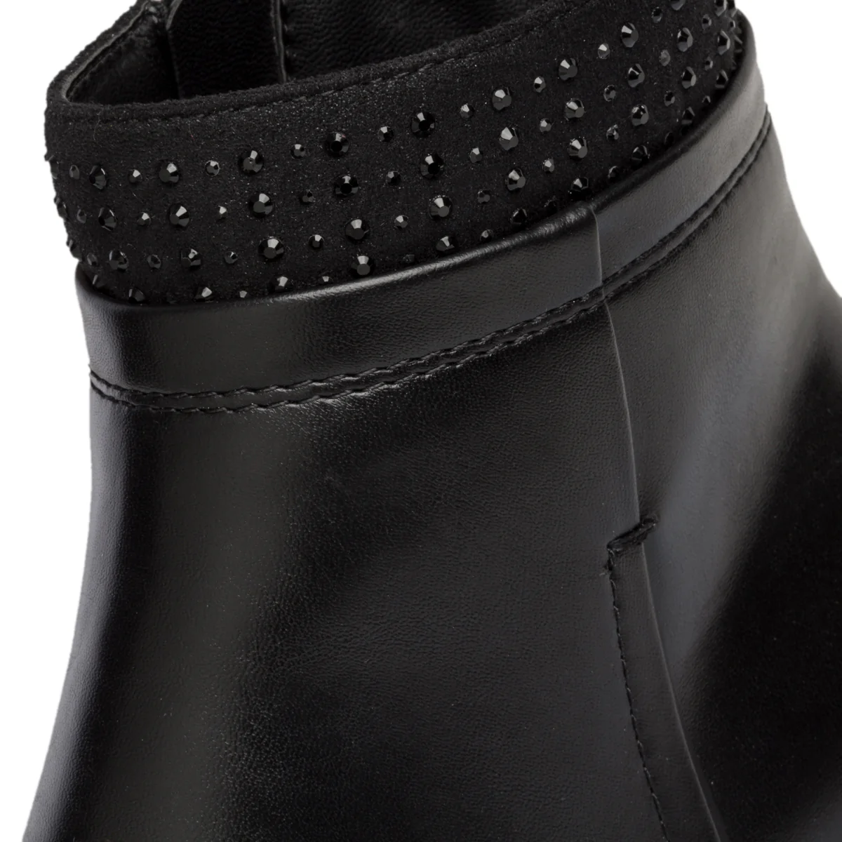 Stivaletti neri con tacco 4 cm P Soft - Image 9