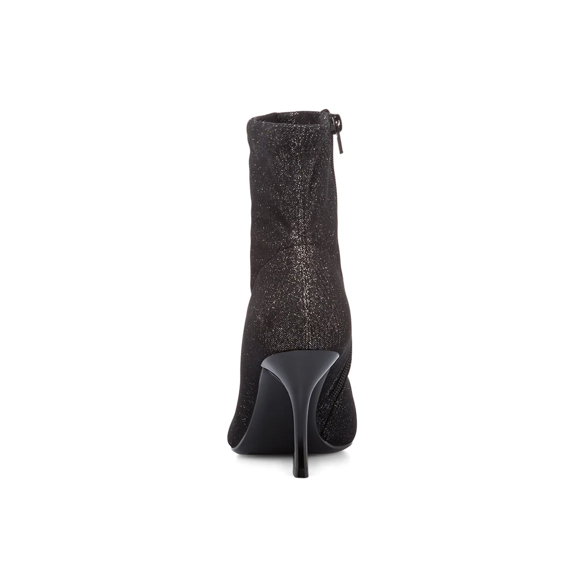 Stivaletti neri eleganti da donna in microfibra con glitter e tacco 8,5 cm Lora Ferres - Image 7