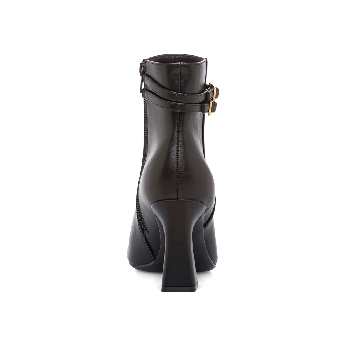 Stivaletti eleganti neri da donna con tacco campana 8,5 cm e cinturino Swish Jeans - Image 4