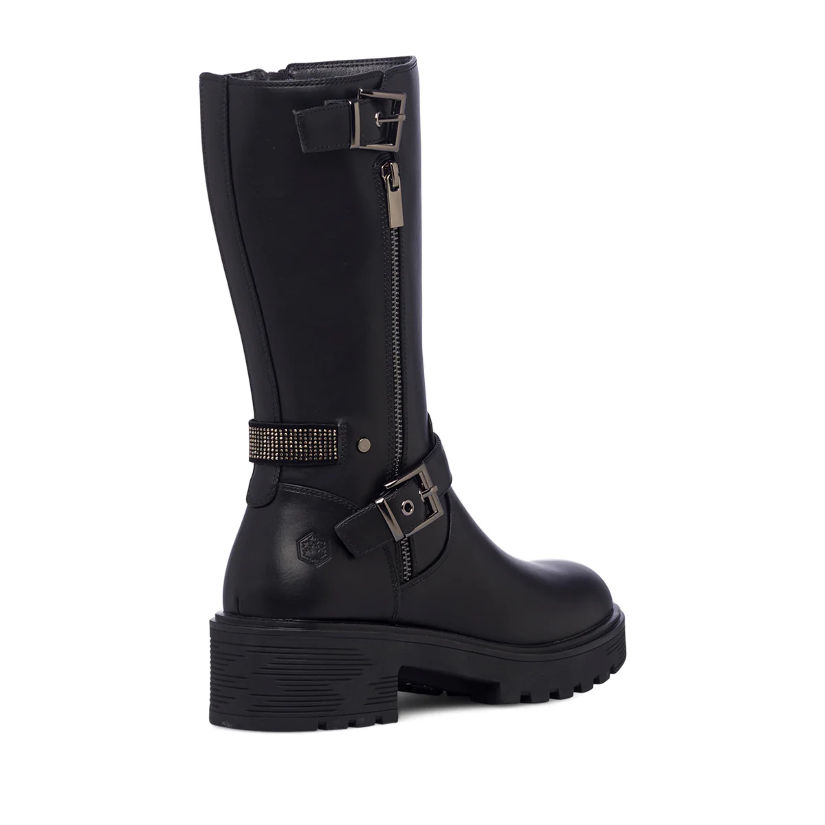 Stivaletti neri da donna con cinturini Lumberjack Ramone - Image 3