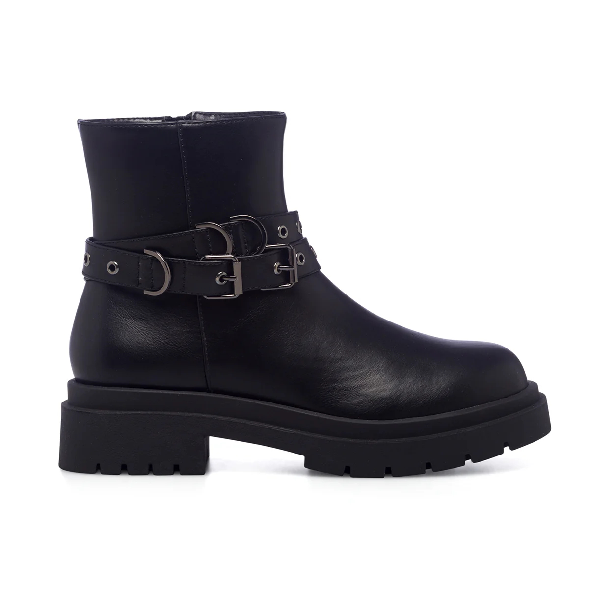 Stivaletti neri da donna con cinturini Swish Jeans - Image 12