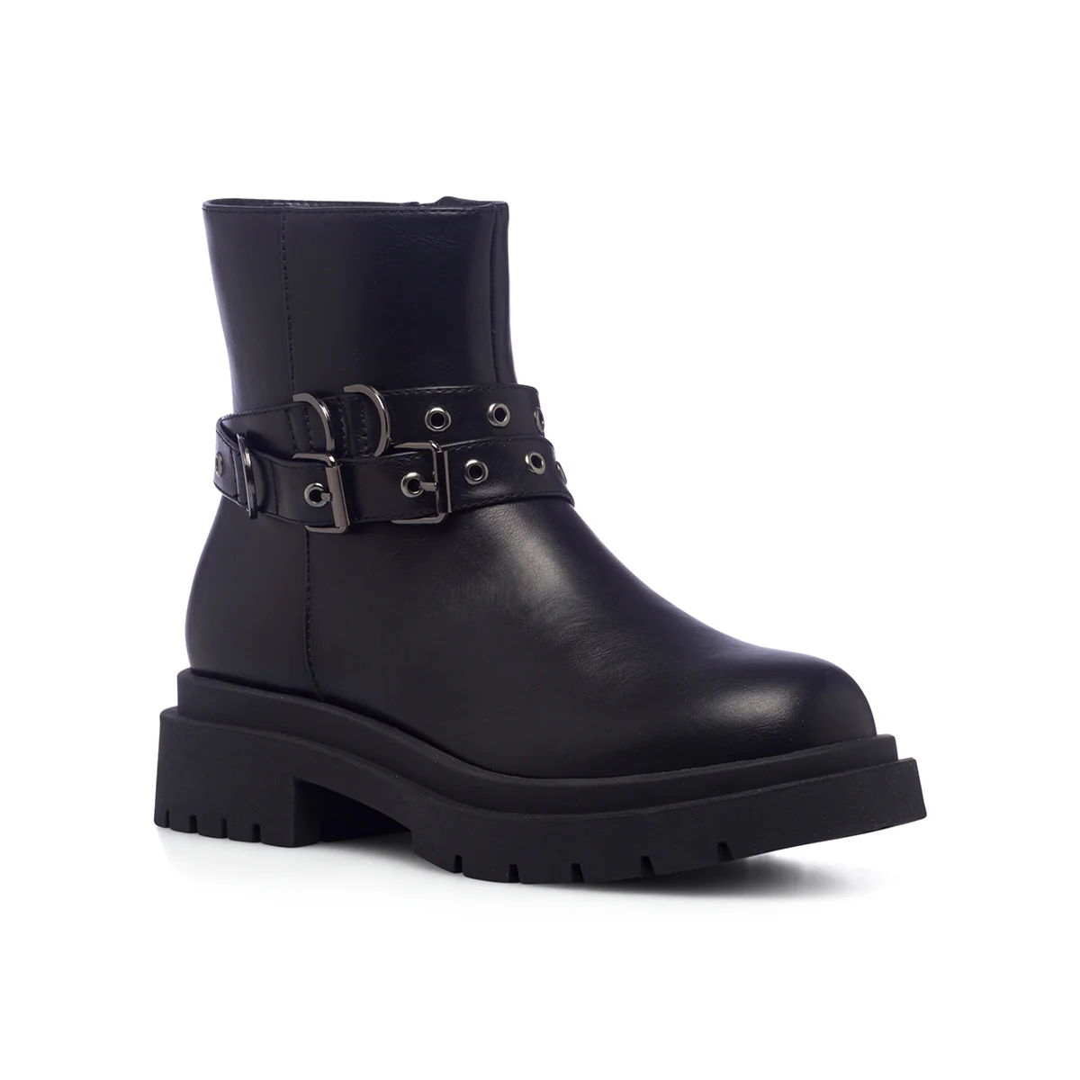 Stivaletti neri da donna con cinturini Swish Jeans - Image 13