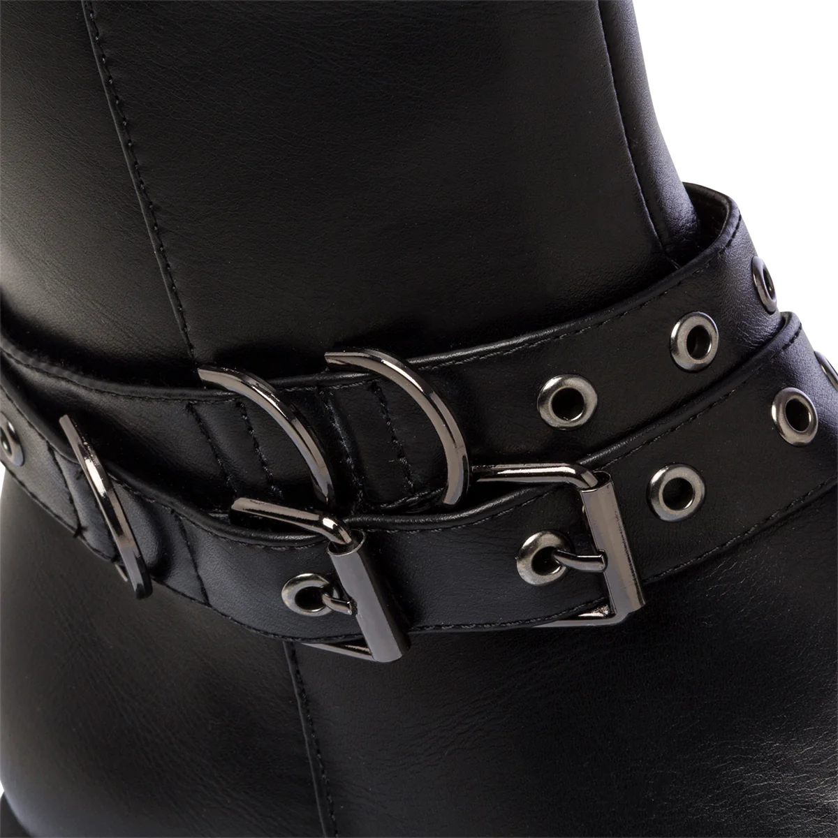 Stivaletti neri da donna con cinturini Swish Jeans - Image 18
