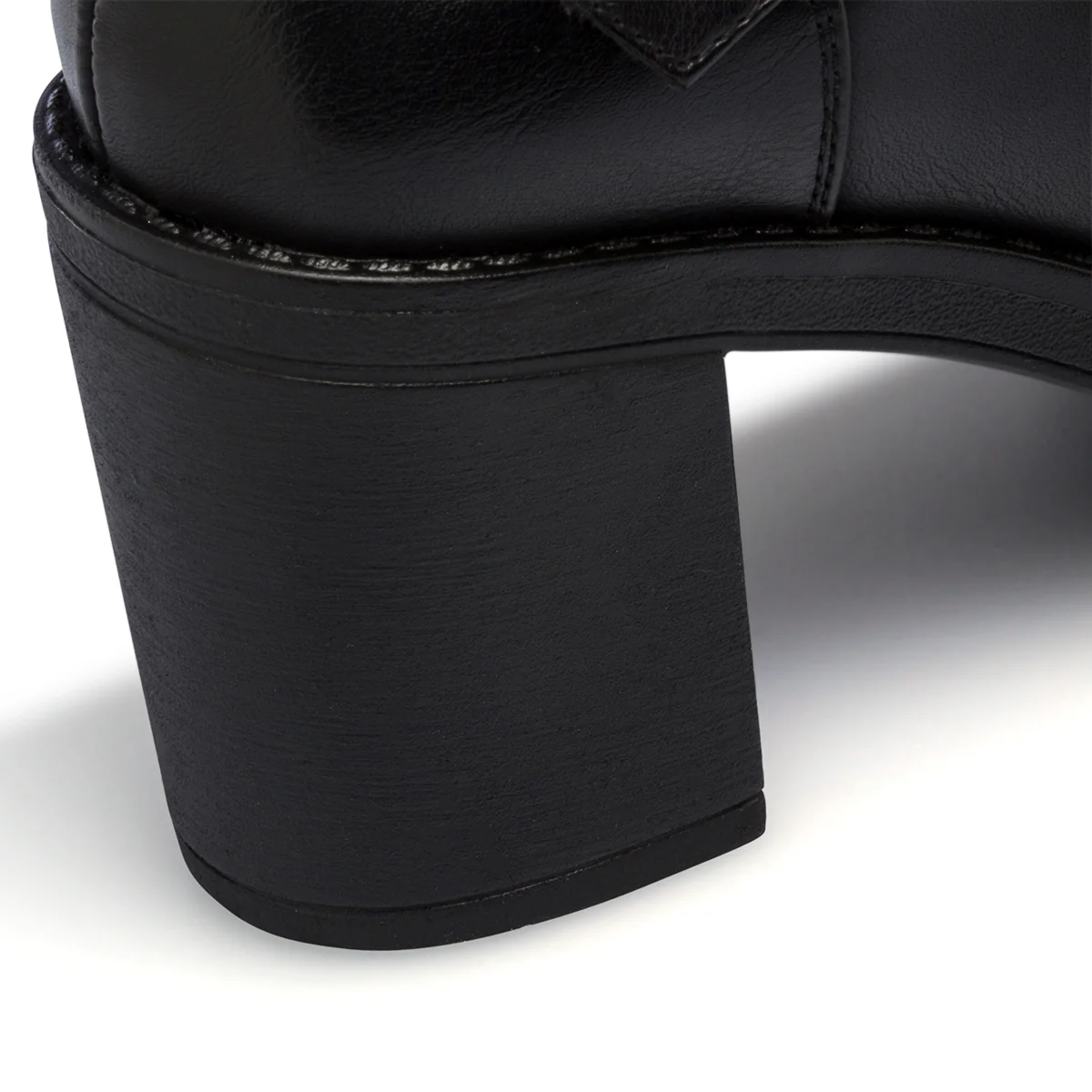 Stivaletti neri da donna con cinturino e tacco 7 cm Lora Ferres - Image 8