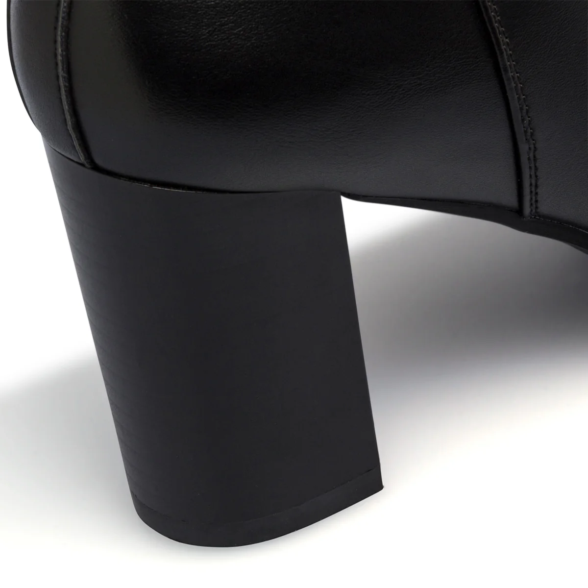 Stivaletti neri da donna con cinturino e tacco 8 cm Lora Ferres - Image 8