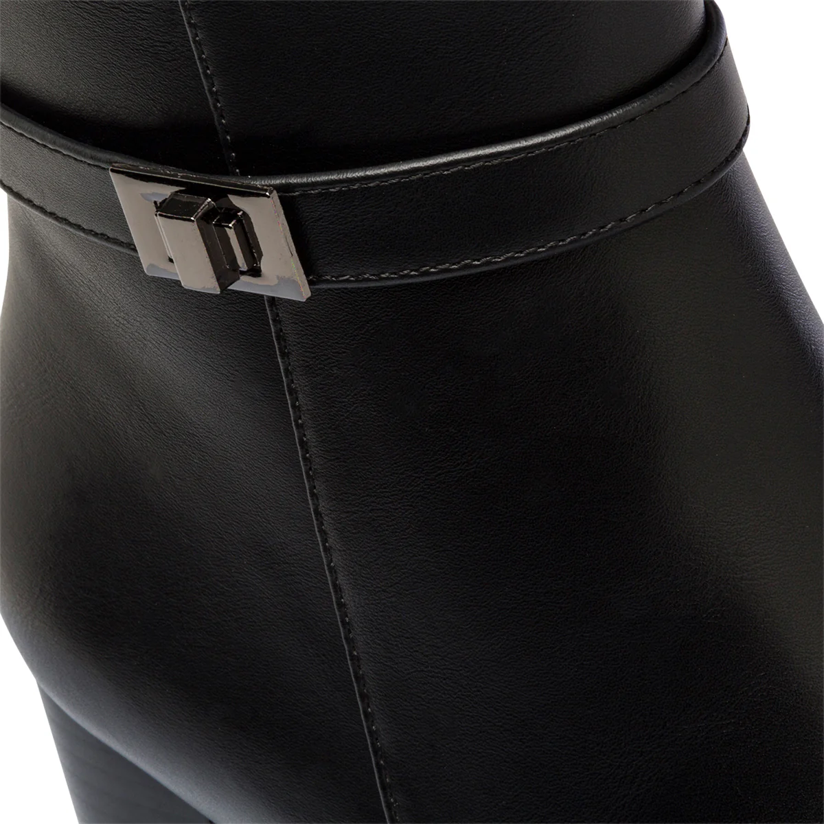 Stivaletti neri da donna con cinturino e tacco 8 cm Lora Ferres - Image 7