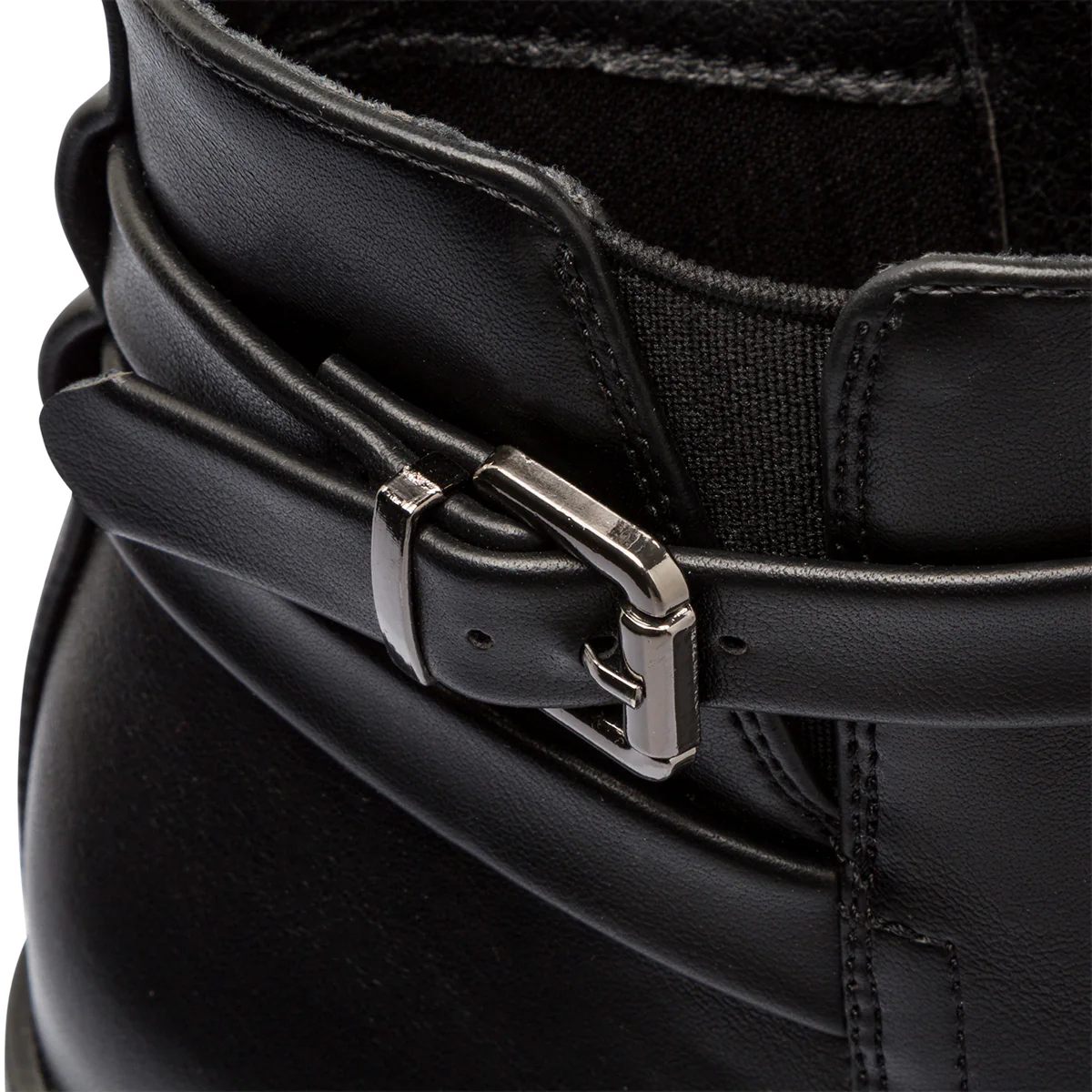 Stivaletti neri da donna con cinturino e tacco 8 cm Lora Ferres - Image 7