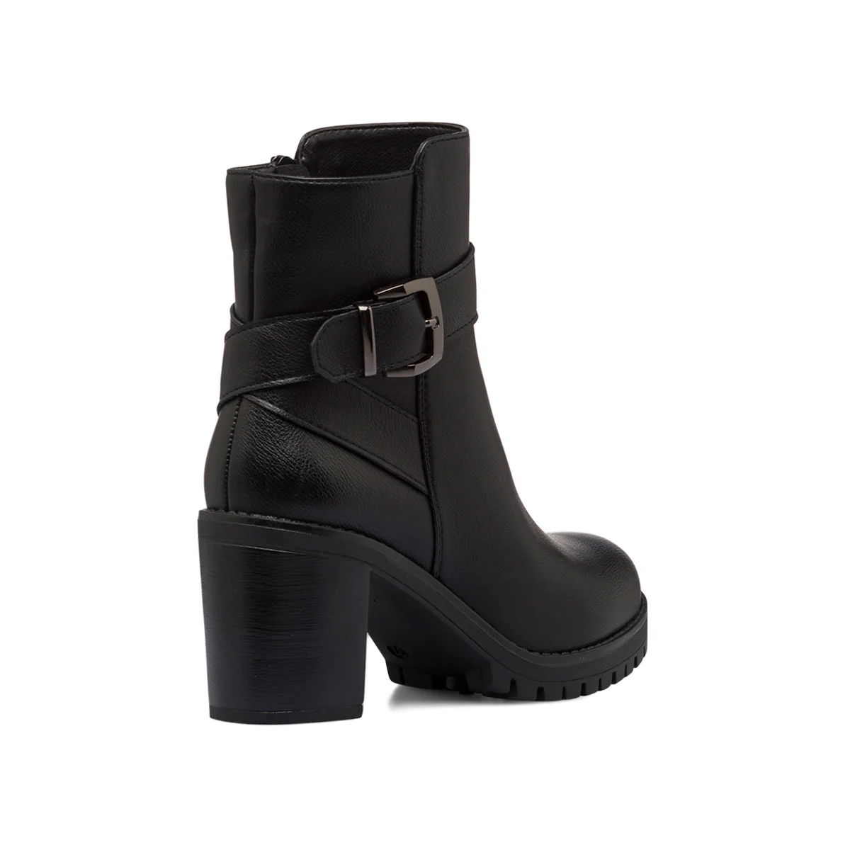 Stivaletti neri da donna con cinturino e tacco 8 cm Lora Ferres - Image 3