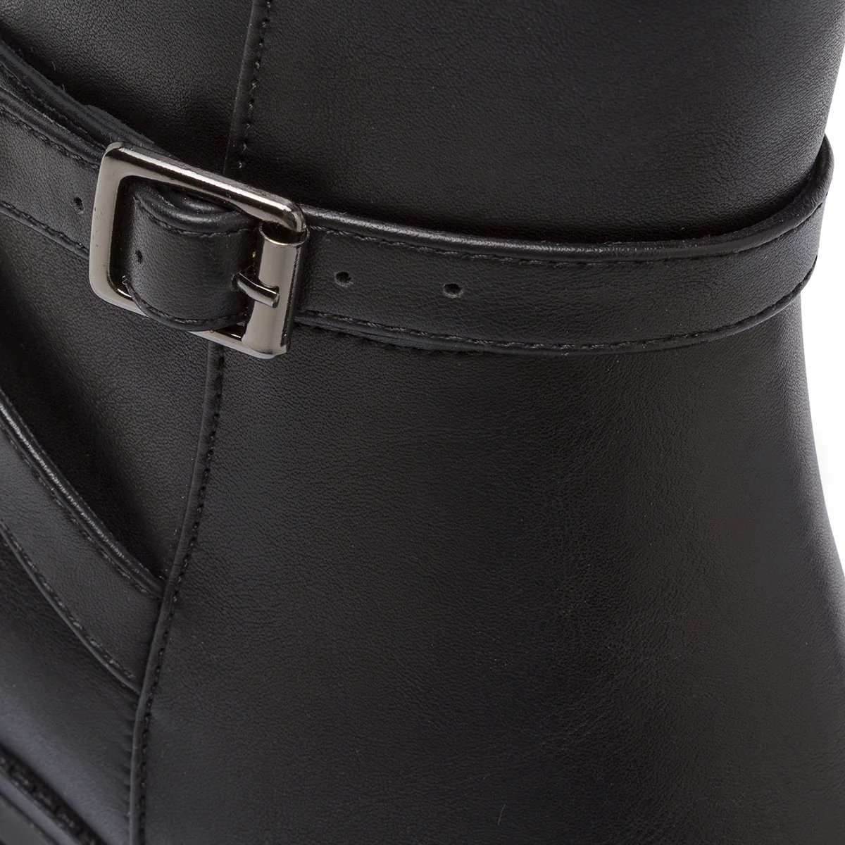 Stivaletti neri da Donna con cinturino e zip laterale Lora Ferres - Image 5