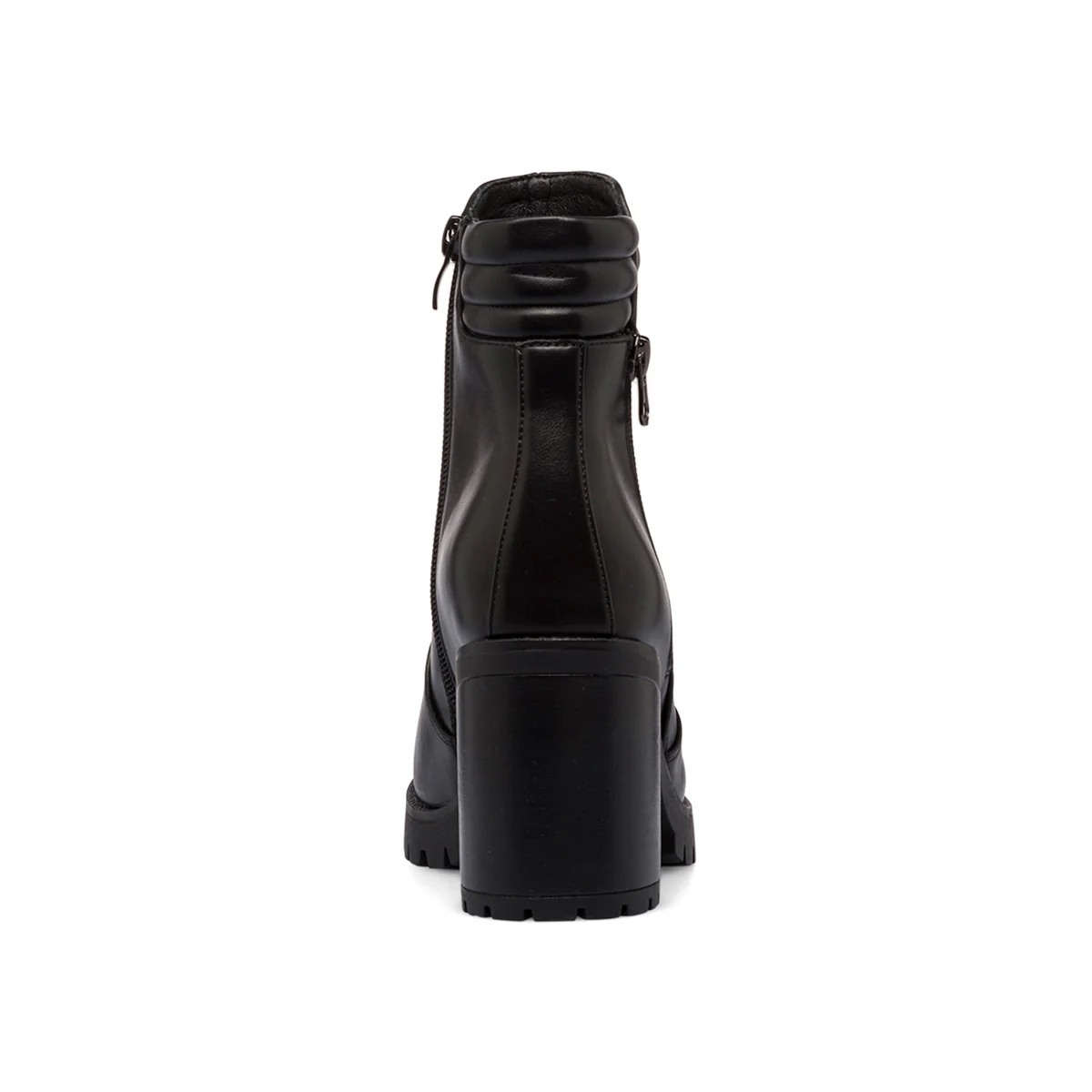 Stivaletti neri da donna con doppia zip e tacco 9 cm Lora Ferres - Image 4