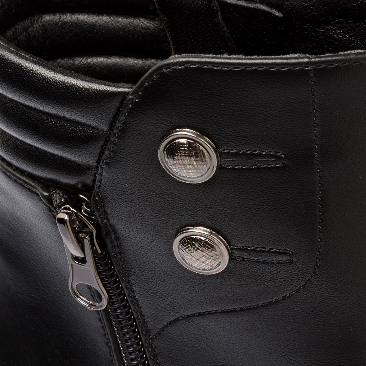 Stivaletti neri da donna con doppia zip e tacco 9 cm Lora Ferres - Image 7