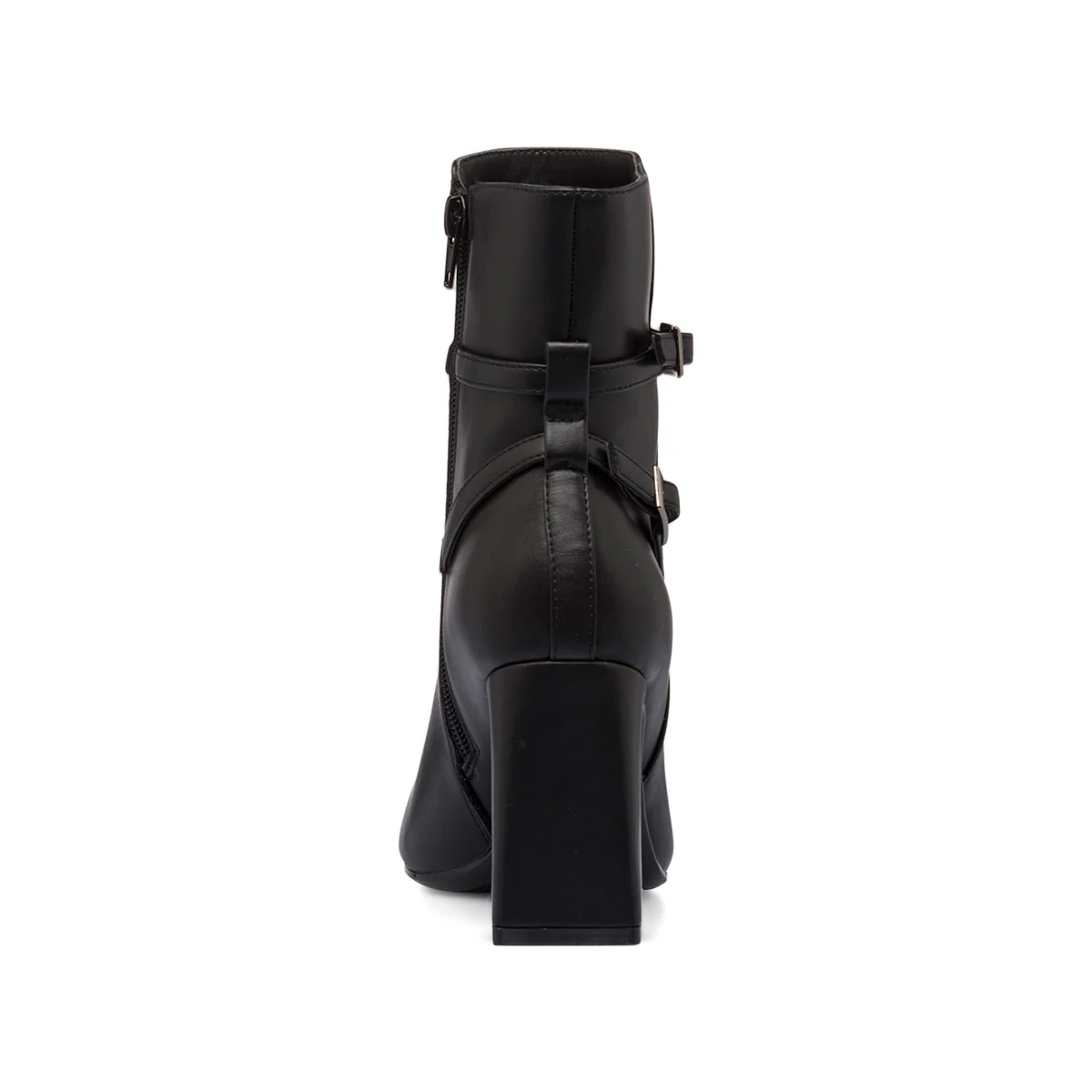 Stivaletti neri da donna con doppio cinturino e tacco 9 cm Lora Ferres - Image 7