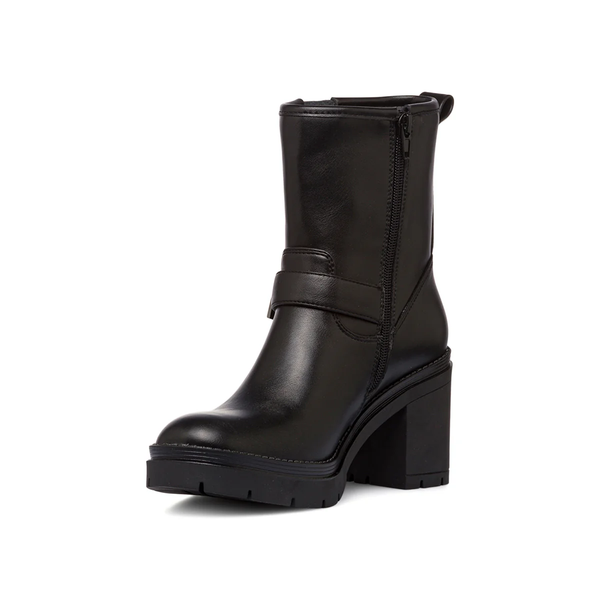 Stivaletti neri da Donna con fibbia e tacco 7,5 cm Swish Jeans - Image 8