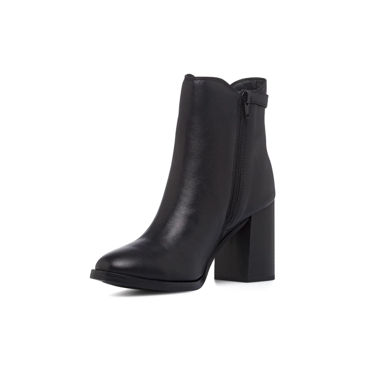 Stivaletti neri da Donna con fibbia e tacco 8 cm Primopiano - Image 5