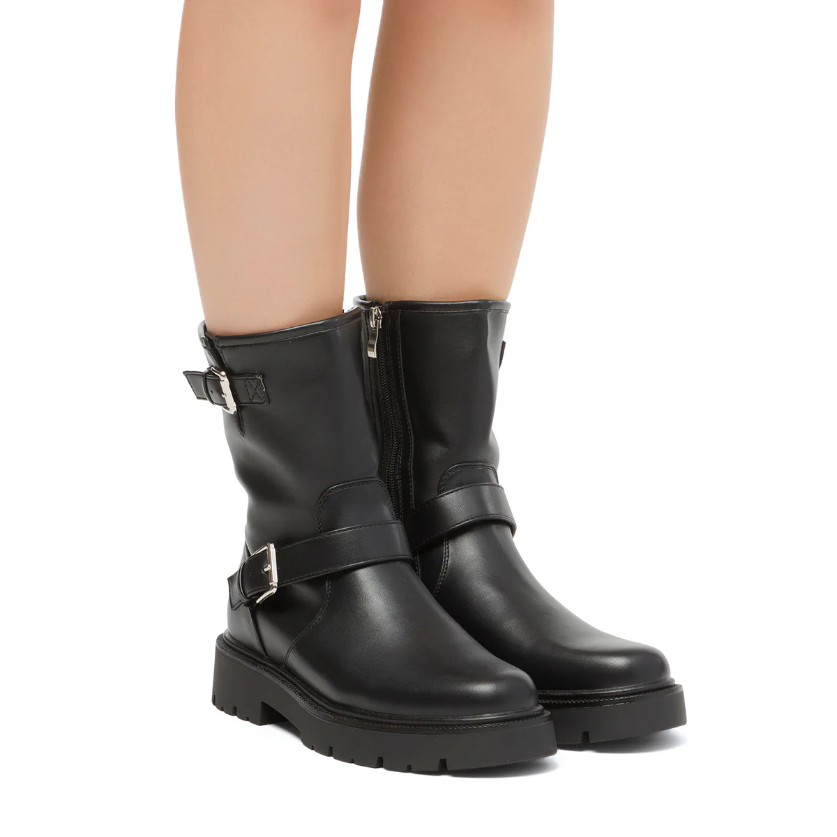 Stivaletti neri da Donna con fibbia Swish Jeans - Image 3
