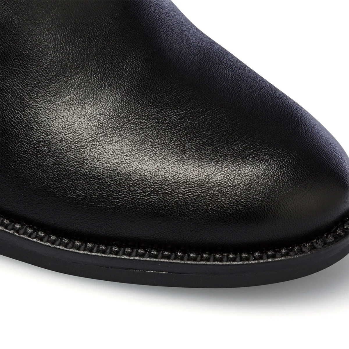 Stivaletti neri da donna con inserti elastici e tacco 6 cm Lora Ferres - Image 5