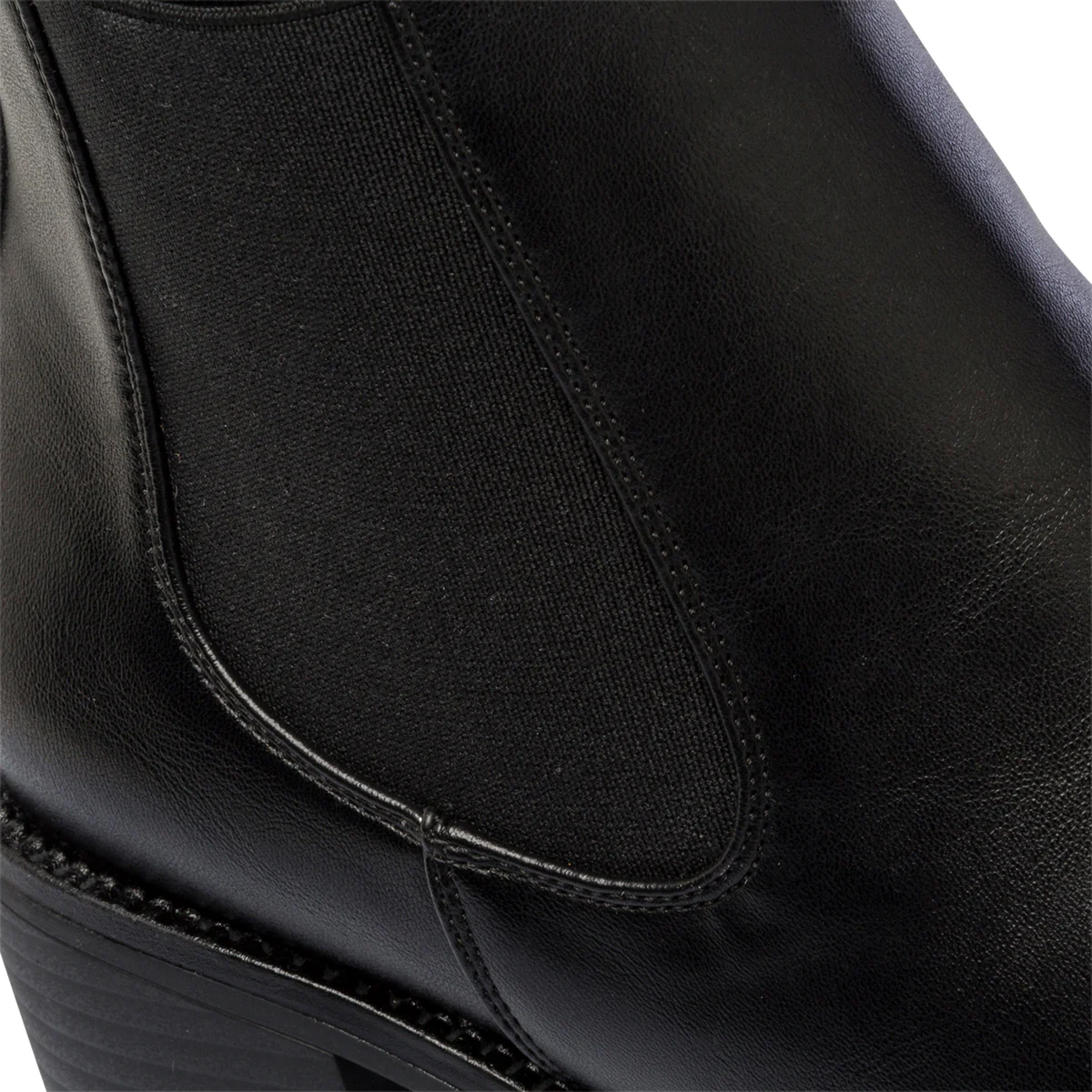 Stivaletti neri da donna con inserti elastici e tacco 6 cm Lora Ferres - Image 6