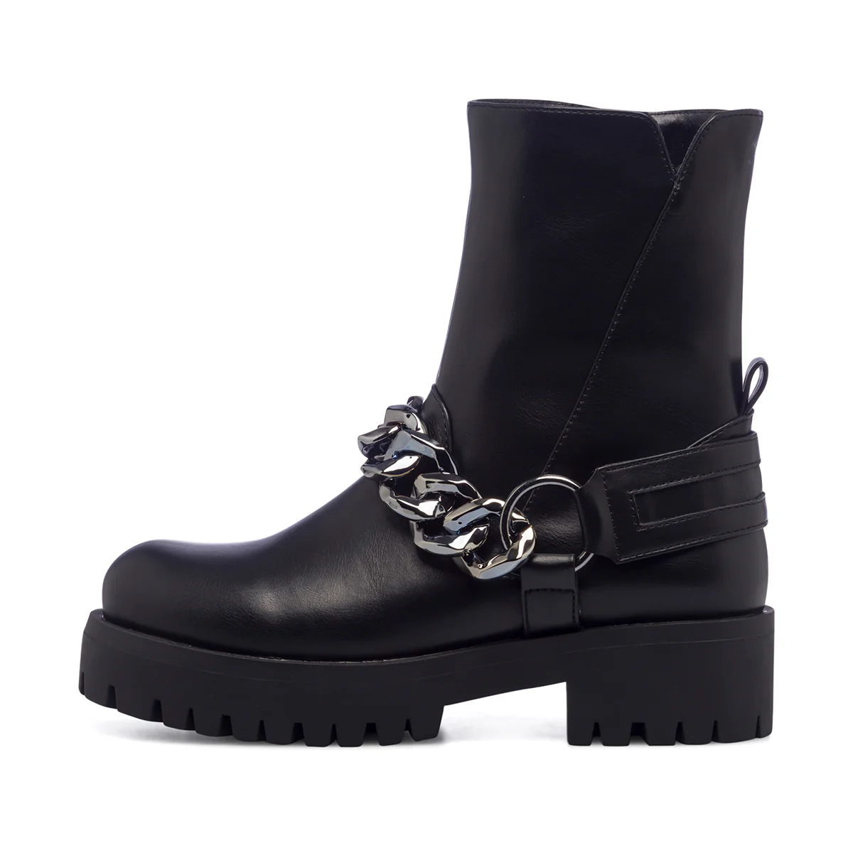 Stivaletti neri da donna con maxi-catena Swish Jeans - Image 11