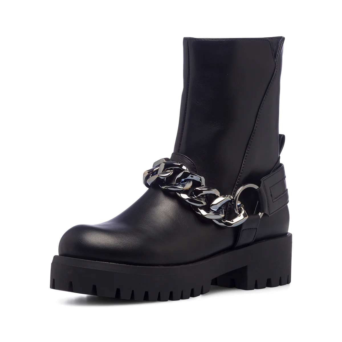 Stivaletti neri da donna con maxi-catena Swish Jeans - Image 12
