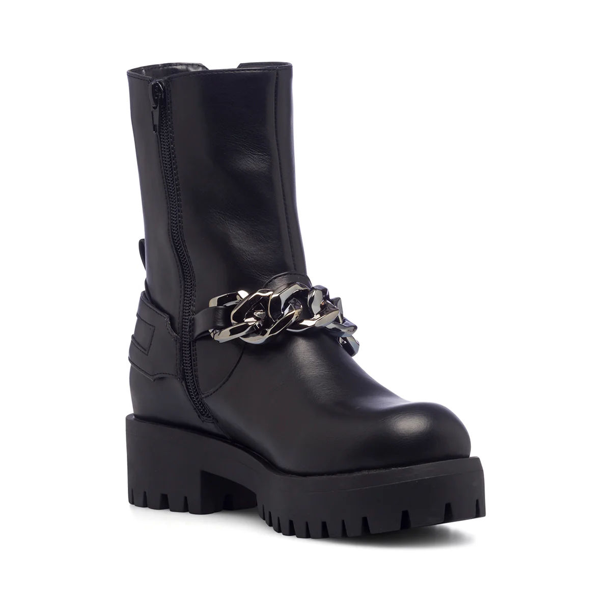 Stivaletti neri da donna con maxi-catena Swish Jeans - Image 14
