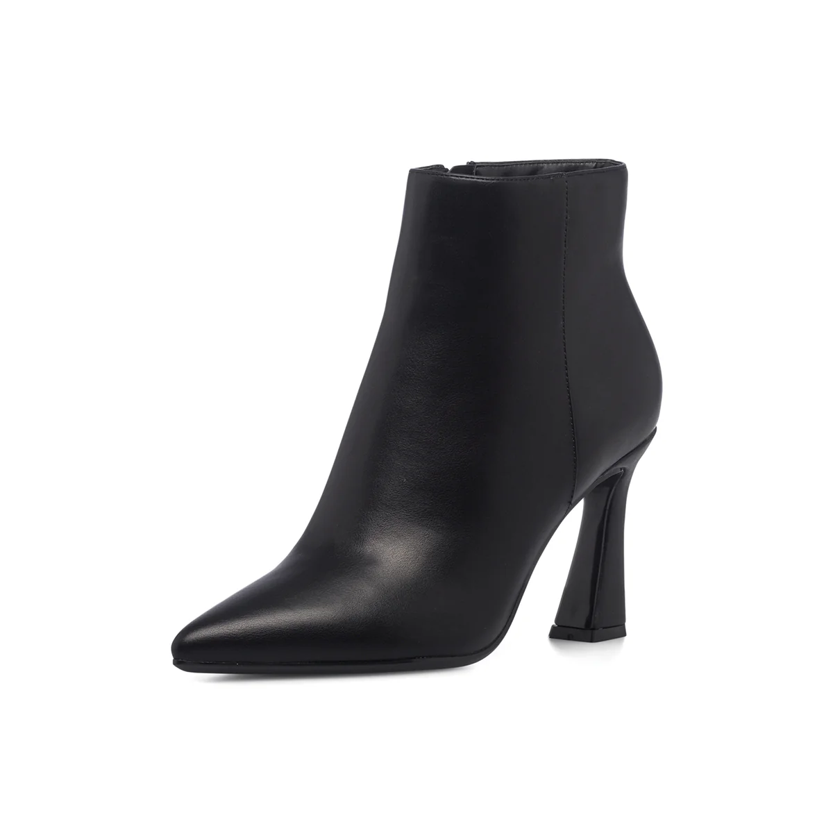 Stivaletti neri da donna con tacco a campana 9 cm Lora Ferres - Image 10