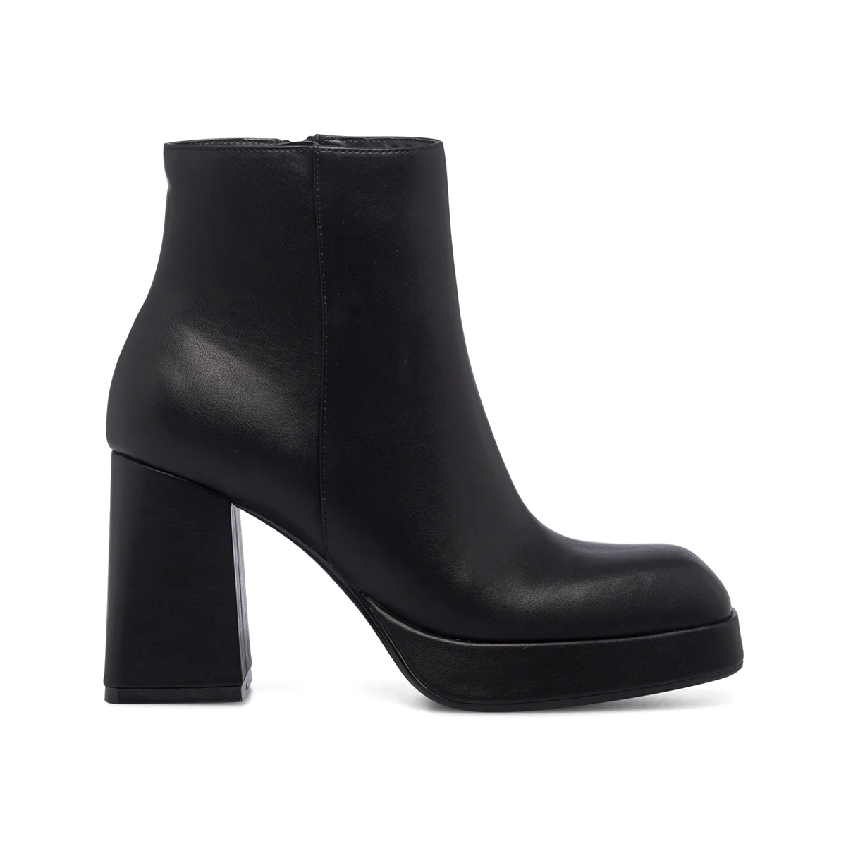 Stivaletti neri da donna con punta squadrata e tacco a blocco 9 cm Swish Jeans - Image 11