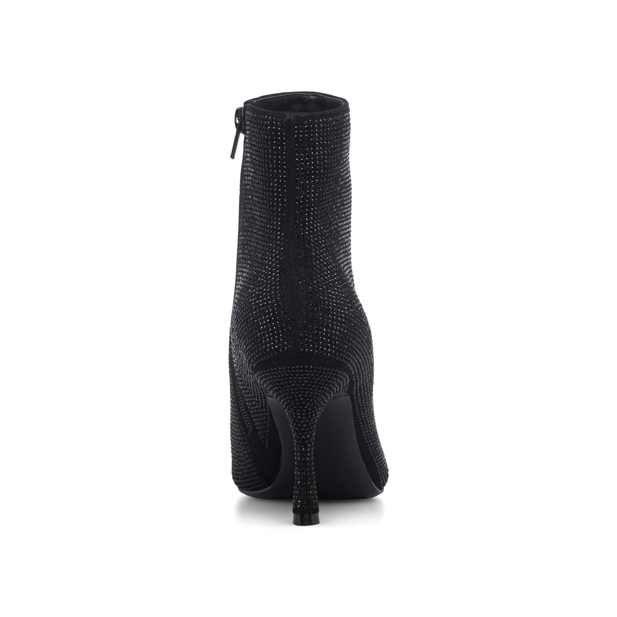 Stivaletti neri da donna con strass e tacco 9 cm Lora Ferres - Image 15